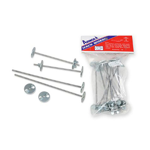 Arnos F325 Heavy 3/16 Metal Screw Binders 38mm