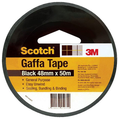 Scotch 933 Gaffa Tape 48mm x 50m Black