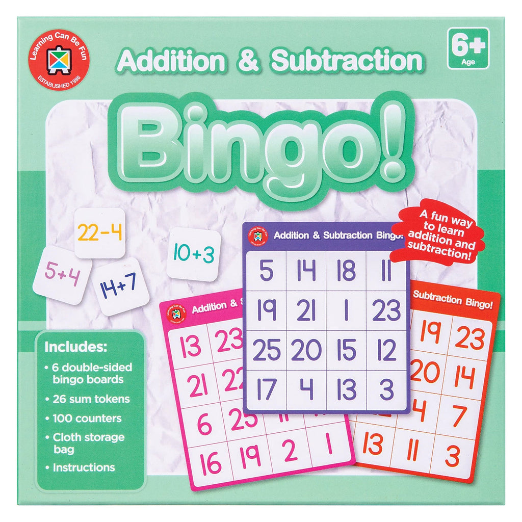 Addition and Subtraction Bingo