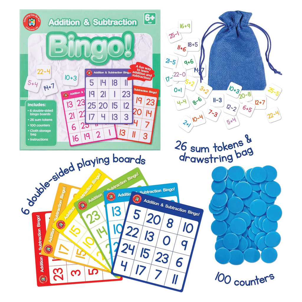 Addition and Subtraction Bingo
