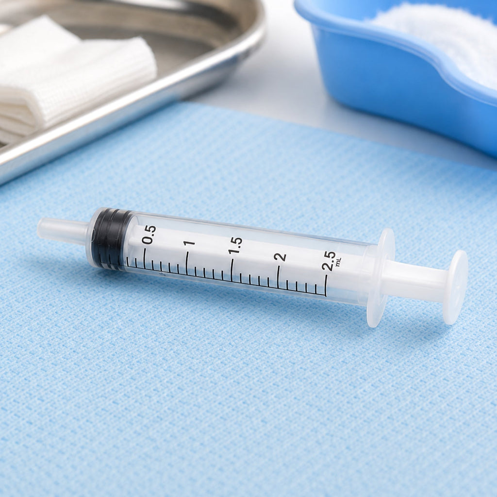 AeroSupplies LuerSlip Syringe 2.5ml Box 100