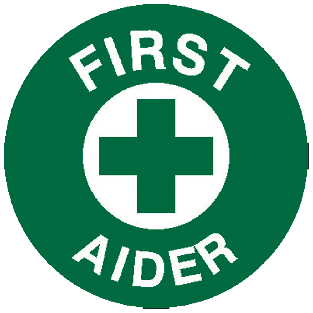 AeroSupplies First Aider Sticker 5 x 5cm Sheet/5