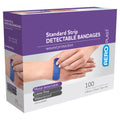 AeroPlast Standard Detectable Strips 7.5 x 2.5cm Box/100