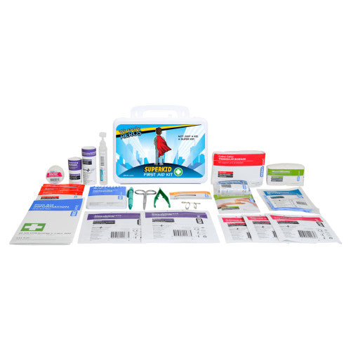 AeroKit Superkid 2 Series Plastic Waterproof First Aid Kit 21 x 7.5 x 13cm