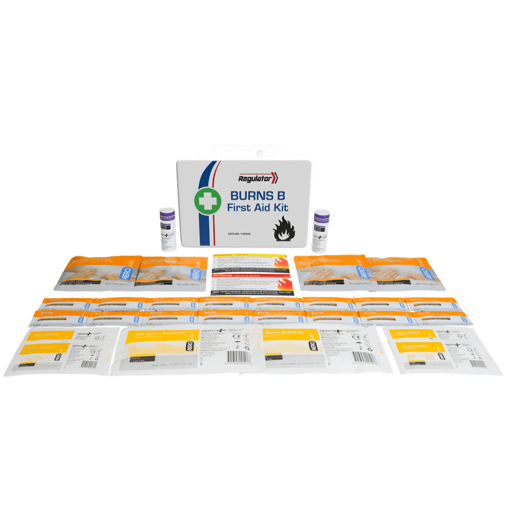 Aerokit Regulator Burns B First Aid Kit 21 x 7.5 x 13cm