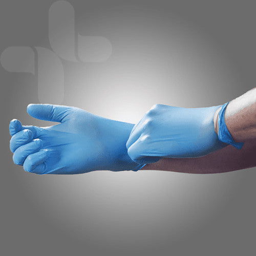 Aeroglove Large Nitrile Powder-Free Gloves Pair of 2 Pack of 100