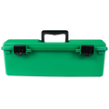 AEROCASE Green Plastic Tacklebox with 1 Liftout Tray 23 x 40 x 14.5cm