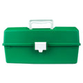Aerocase Green Plastic Tacklebox with 1 Tray 16 x 33 x 19cm