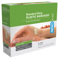 AeroPlast Plastic Standard Strip 7.2 x 1.9cm Box/100