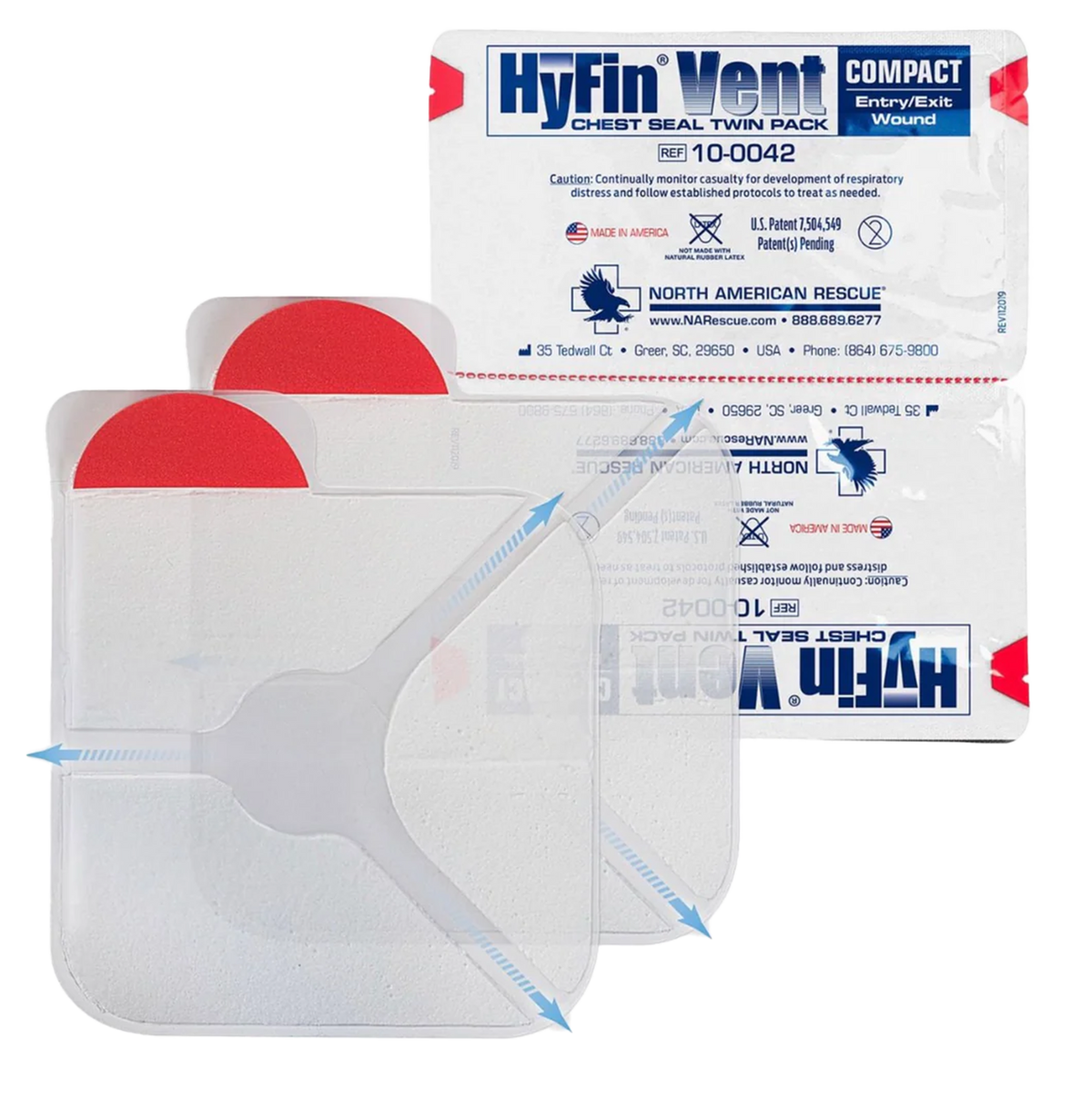 HYFIN Vent Chest Seal Pack/2