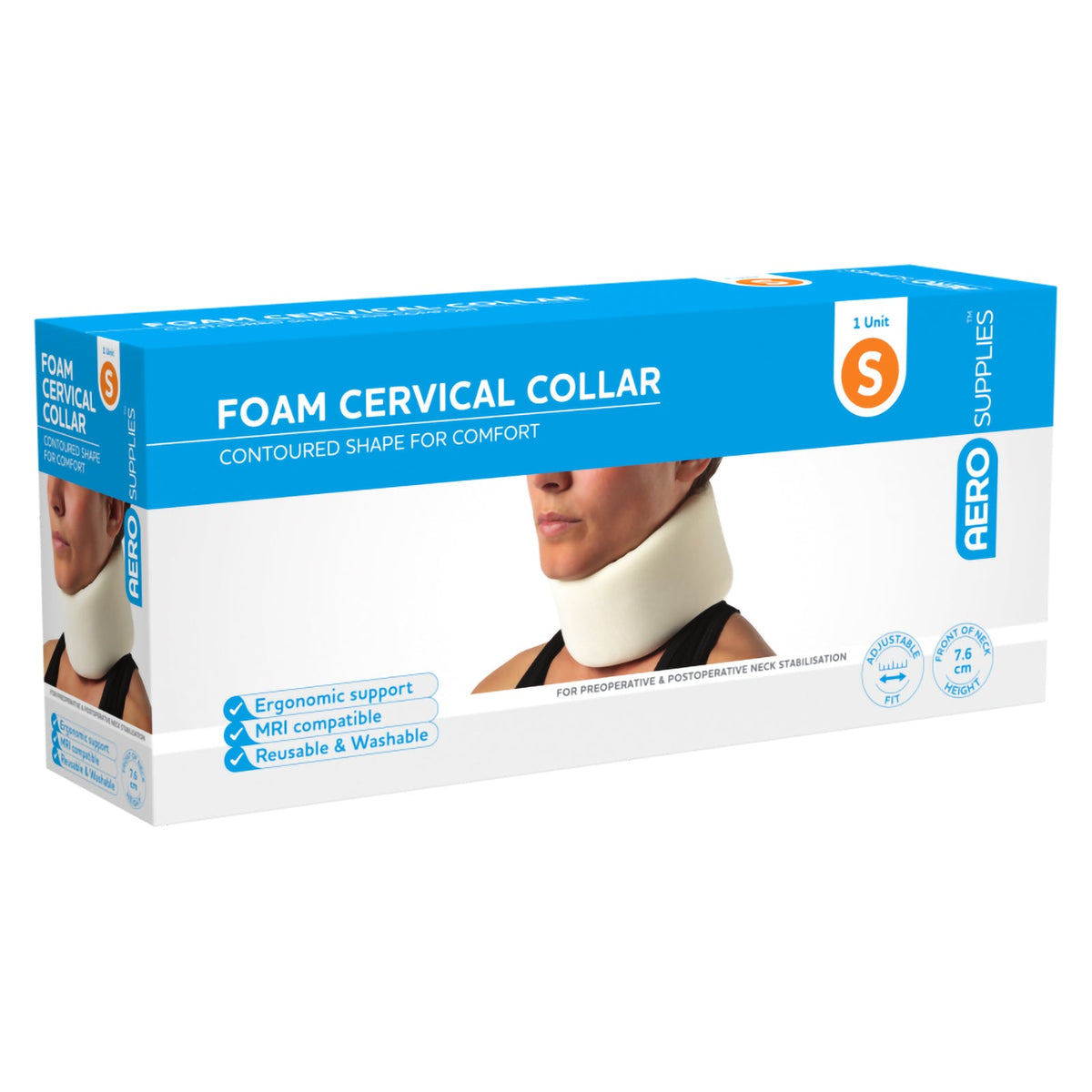 AeroSupplies Foam Cervical Collar Small