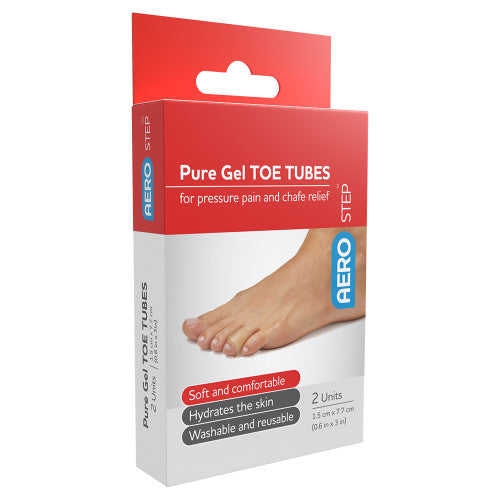 AeroStep Pure Gel Toe Tube Pack of 2