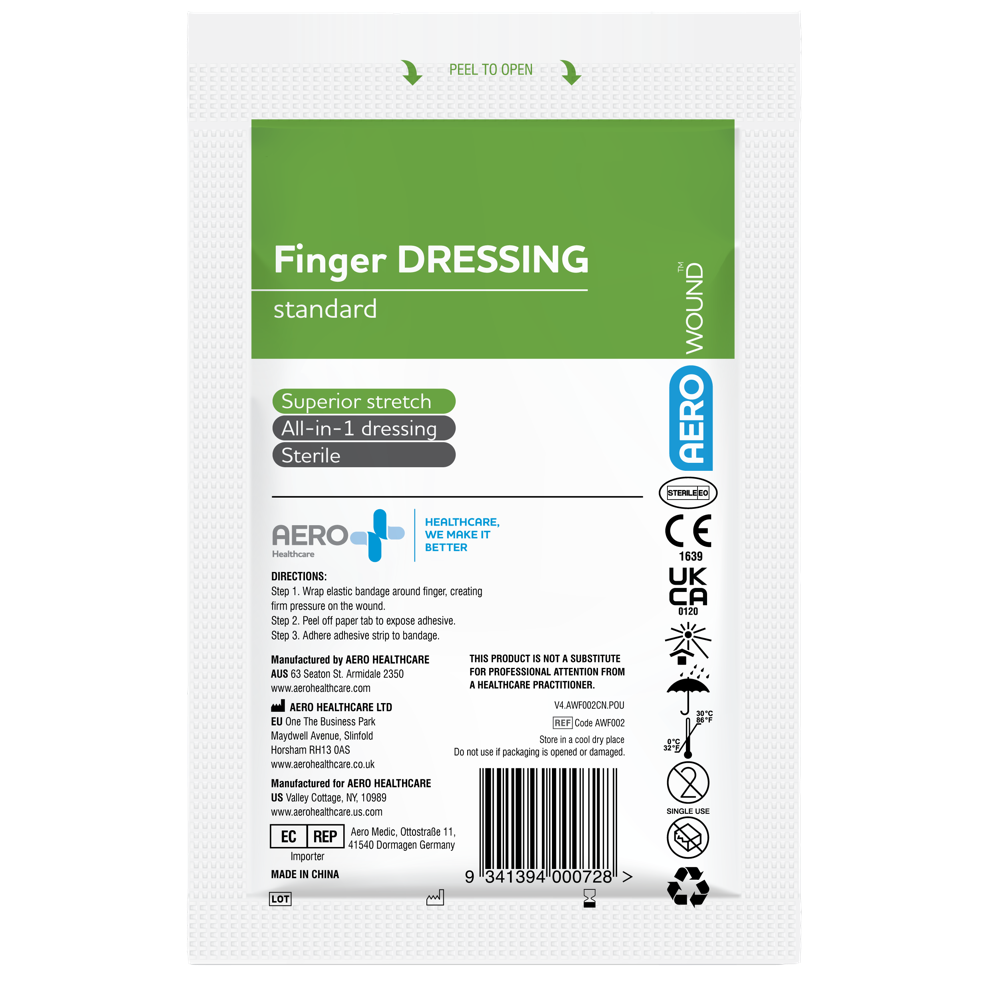 AeroWound Finger Dressing Bag/50