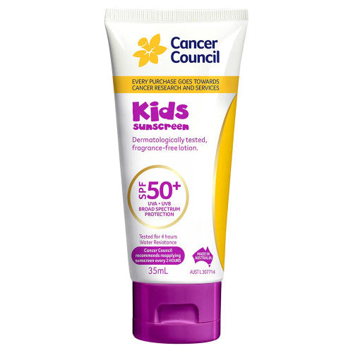 Cancer Council SPF50+ Kids Sunscreen Tube 35mL