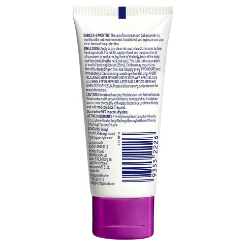 Cancer Council SPF50+ Kids Sunscreen Tube 35mL
