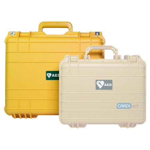 CardiAct Large Waterproof Tough AED Case 43 x 38 x 15.4cm (Yellow)