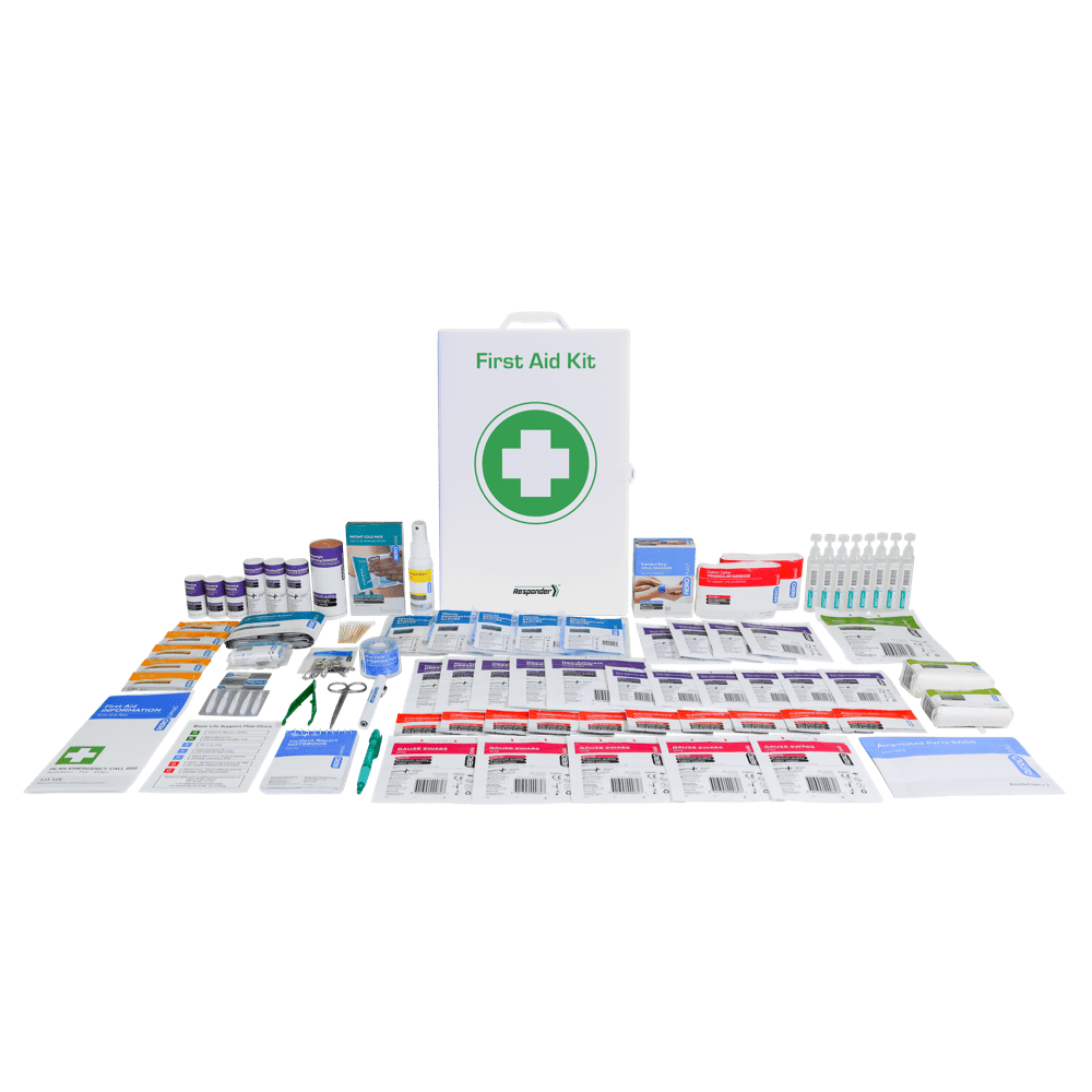 Aero Healthcare Custom 4 Series Metal Tough Food and Beverage First Aid Kit 24.5 x 12 x 38.5cm