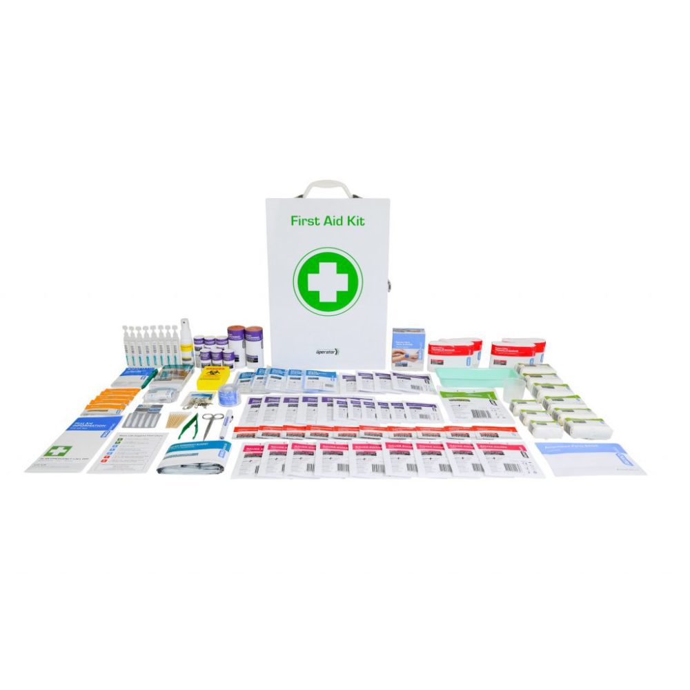 Aero Healthcare Custom 5 Series Metal Tough Food and Beverage First Aid Kit 29 x 13 x 43cm