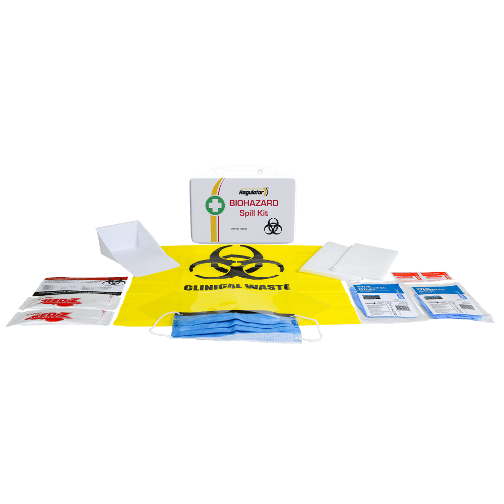 Custom Biohazard Plastic Spill Kit 21 x 7.5 x 13cm