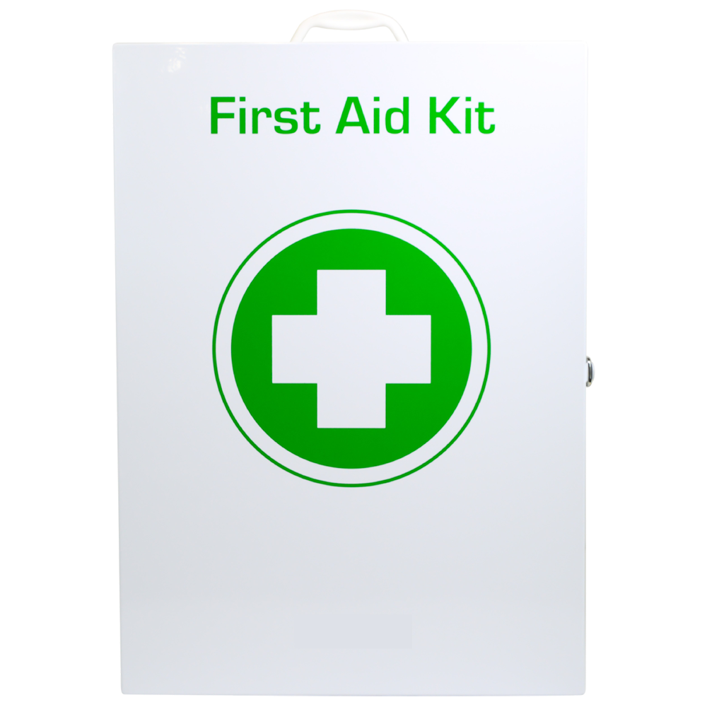 Aero Healthcare AEROCASE Medium Large Metal First Aid Cabinet 41 x 57.5 x 13cm