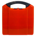 AeroCase Small/Medium Orange and Grey Neat Plastic Case 25.5 x 23.5 x 9cm