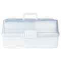 Aerocase Medium White and Clear Tacklebox 42 x 21 x 22cm