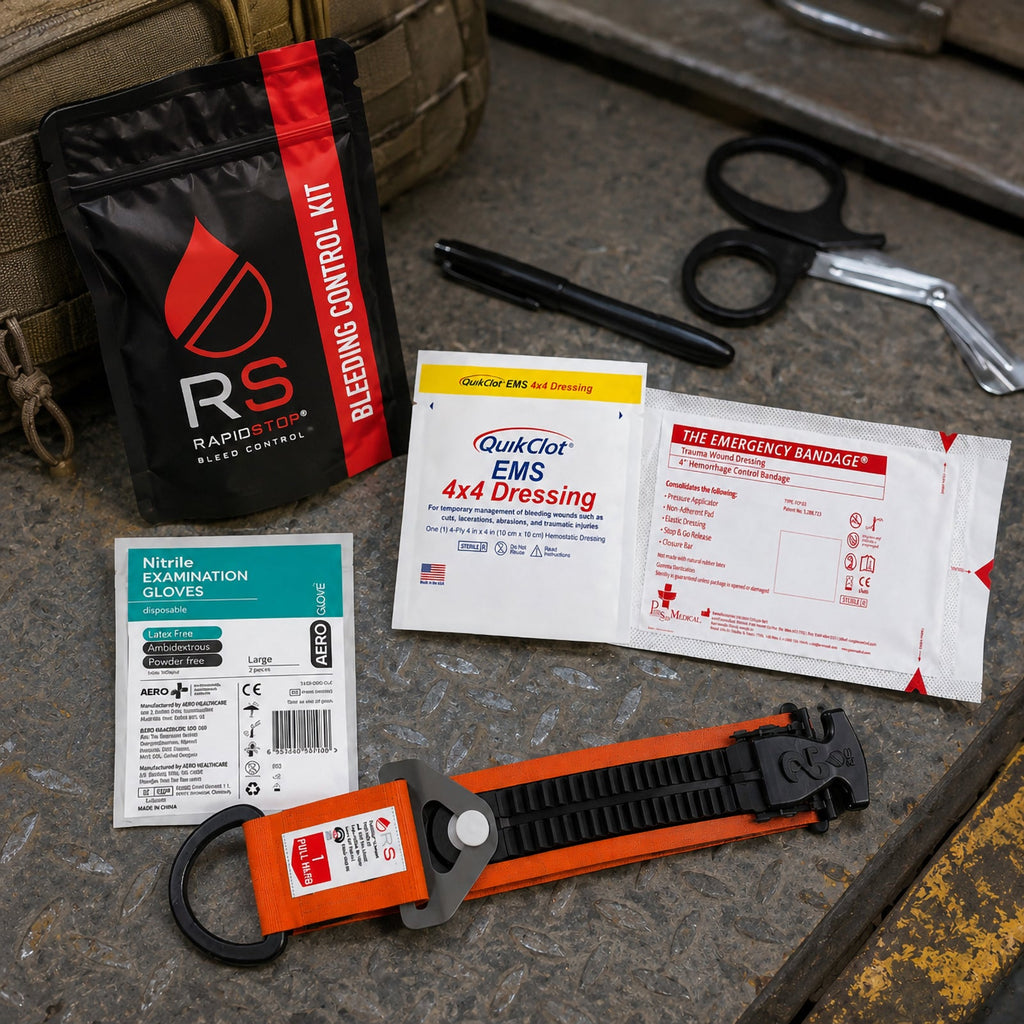 RapidStop Bleed Control Small Pack with QuikClot EMS Dressing