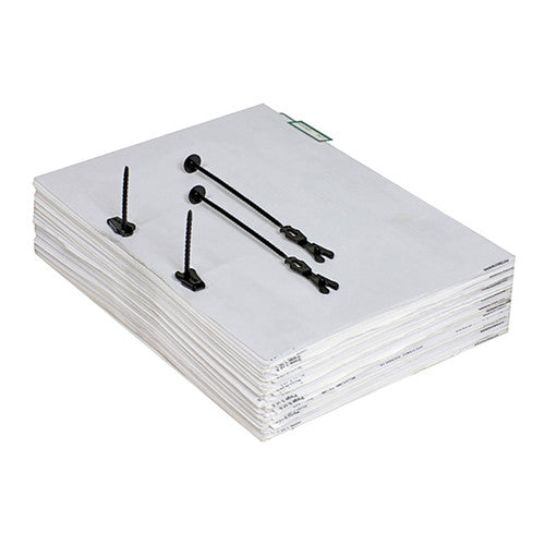 Arnos F455 Polypost Plastic Paper Binders Pack 50