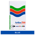 Artline 700 Permanent Marker 0.7mm Bullet Nib Blue Box of 12