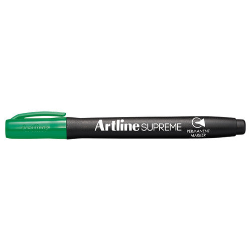 Artline Supreme Permanent Marker Green Box 12