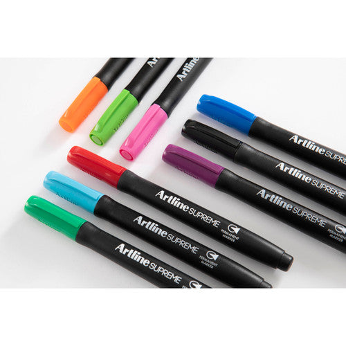Artline Supreme Permanent Marker Green Box 12
