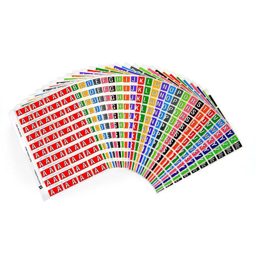 Avery Alpha Side Tab Colour Coding Starter Kit 25 x 42mm 1080 Labels