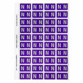 Avery Alphabetical N Side Tab Colour Coding Label 25 x 42mm Purple 240 Pack