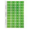 Avery Alphabetical Q Side Tab Colour Coding Label 25 x 42mm Light Green 240 Pack