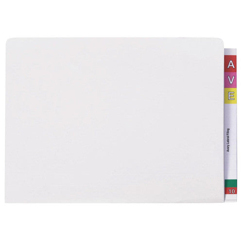 Avery White Shelf Lateral File A4 332 x 242mm Box 100