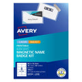 Avery Magnetic Name Badge Kit L7418 86.5 x 55.5mm