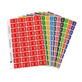 Avery Numeric Side Tab Colour Coding Starter Kit 25 x 42mm 400 Labels