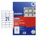 Avery Printable Fabric Textile Labels 62 x 35.5mm Pack