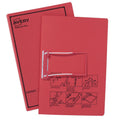 Avery Red Tubeclip File Black Print Foolscap 270gsm 20 Pack