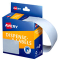 Avery White Dispenser Labels Rectangle 89 x 43mm 100 Pack