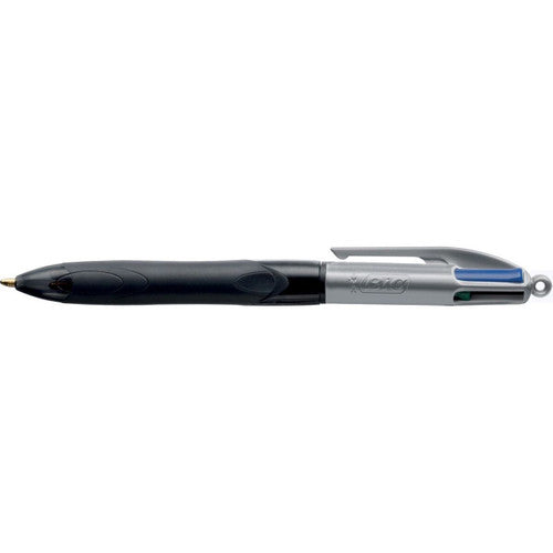 BIC 4 Colour Grip Pro Medium Retractable Ballpoint Pen Box of 12