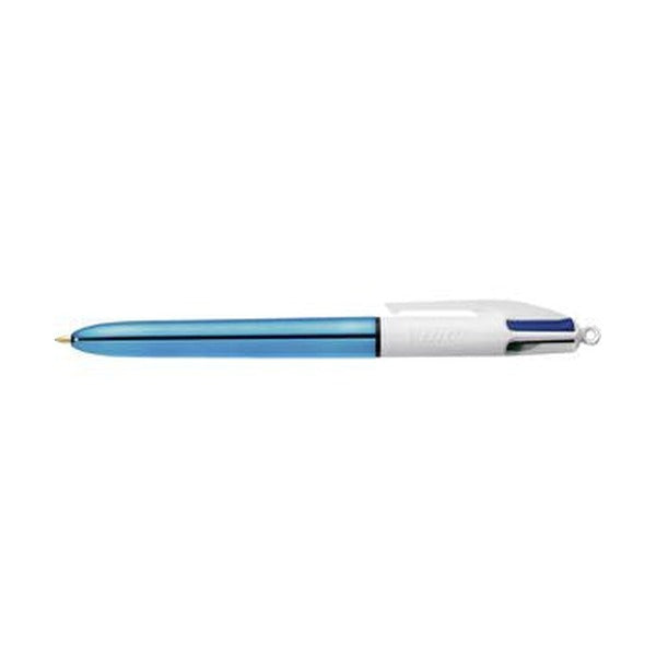 BIC 4 Colour Shine Retractable Ballpoint Pen Medium Box of 12