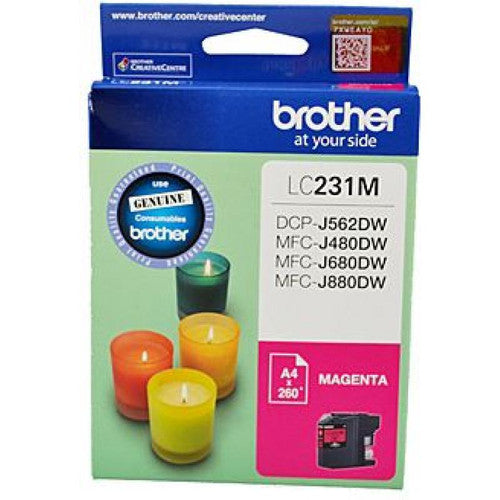 Brother LC231MS Ink Cartridge 260 Pages Magenta