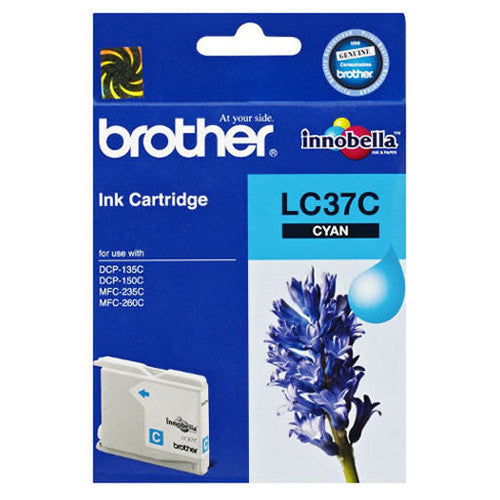 Brother LC37C Ink Cartridge 300 Pages Cyan