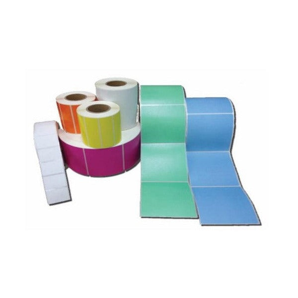 Bala Direct Thermal Labels Permanent Adhesive Perforated 100 x 100mm White Roll of 1000