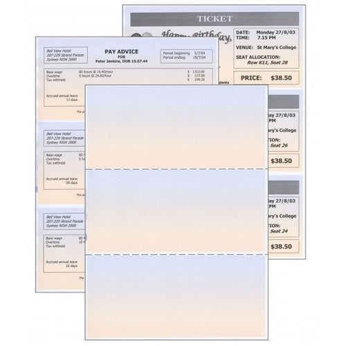 Bala A4 Plain Paper with 2 Horizontal Perforations White 210x296mm 80gsm Ream of 500