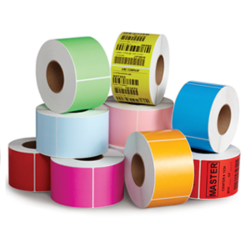 Bala Direct Thermal Labels Permanent Adhesive 100x100mm Yellow Roll of 1500