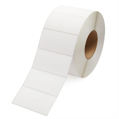 Bala Thermal Transfer Labels Permanent Adhesive Perforated 100 x 100mm White Roll of 1000
