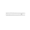 Bantex Clear Plastic Ruler 30cm