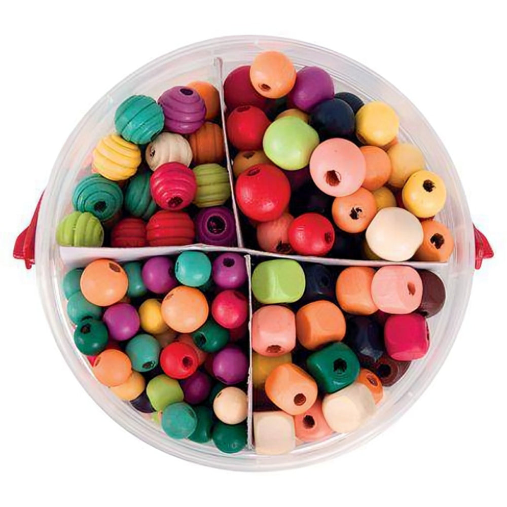 Basics Wooden Beads 575g